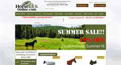 Desktop Screenshot of horsetackonline.com